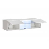 Vitrina suspendata FLY Genarom AM 23 ZW FY 12 Negru / Alb Lucios